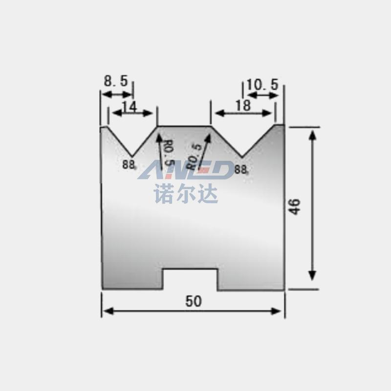 Double V14V18 standard dies