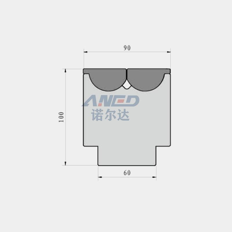 No indentation press brake tool